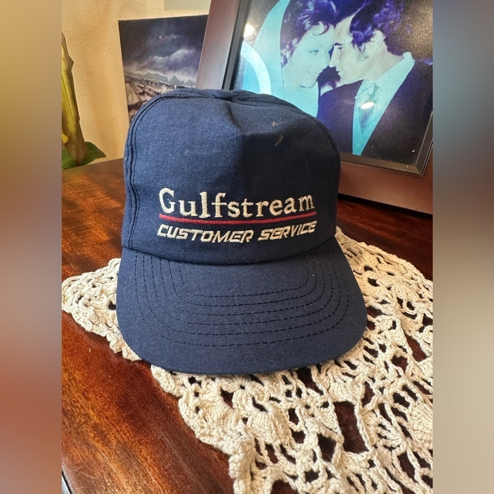 Gulfstream Hat GUS Navy Blue Soft Cotton Snap Back